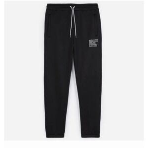 The Kooples Sport Joggers Mens Size XL Black Cotton Fleece Sweatpants